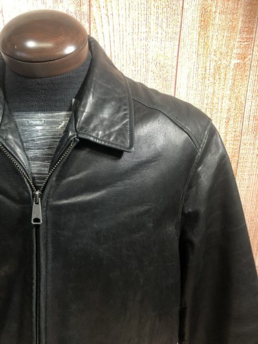 Mens DOCKERS BROWN LEATHERJACKET QUILTED INSIDE XL EXTRA LARGE BEAUTIFUL JACKET - Picture 2 of 7