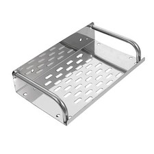 1 Set Single Shelf Wall Floating Shelves Stainless Steel Shelves Metal Wall S...
