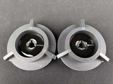 1 Pair Profession 1/4'' SONY NAB Hub Adapters For Reel To Reel Tape Recorders