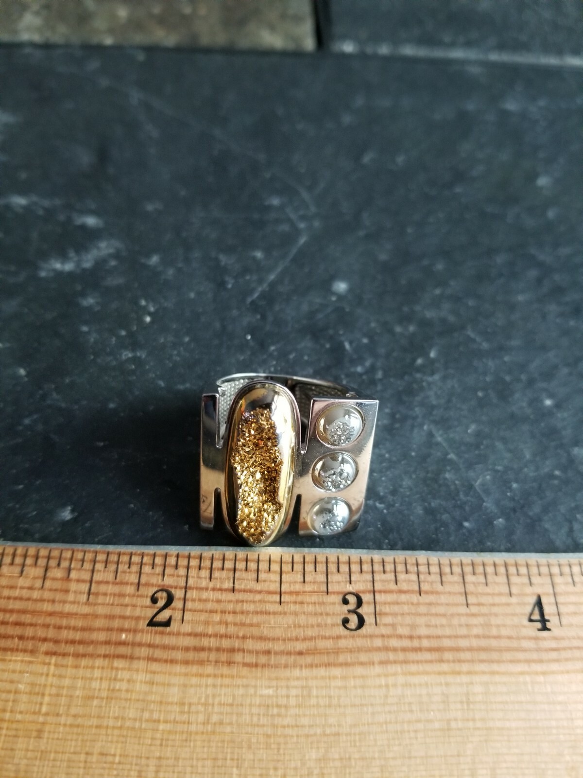 contemporary silver ring - image 4