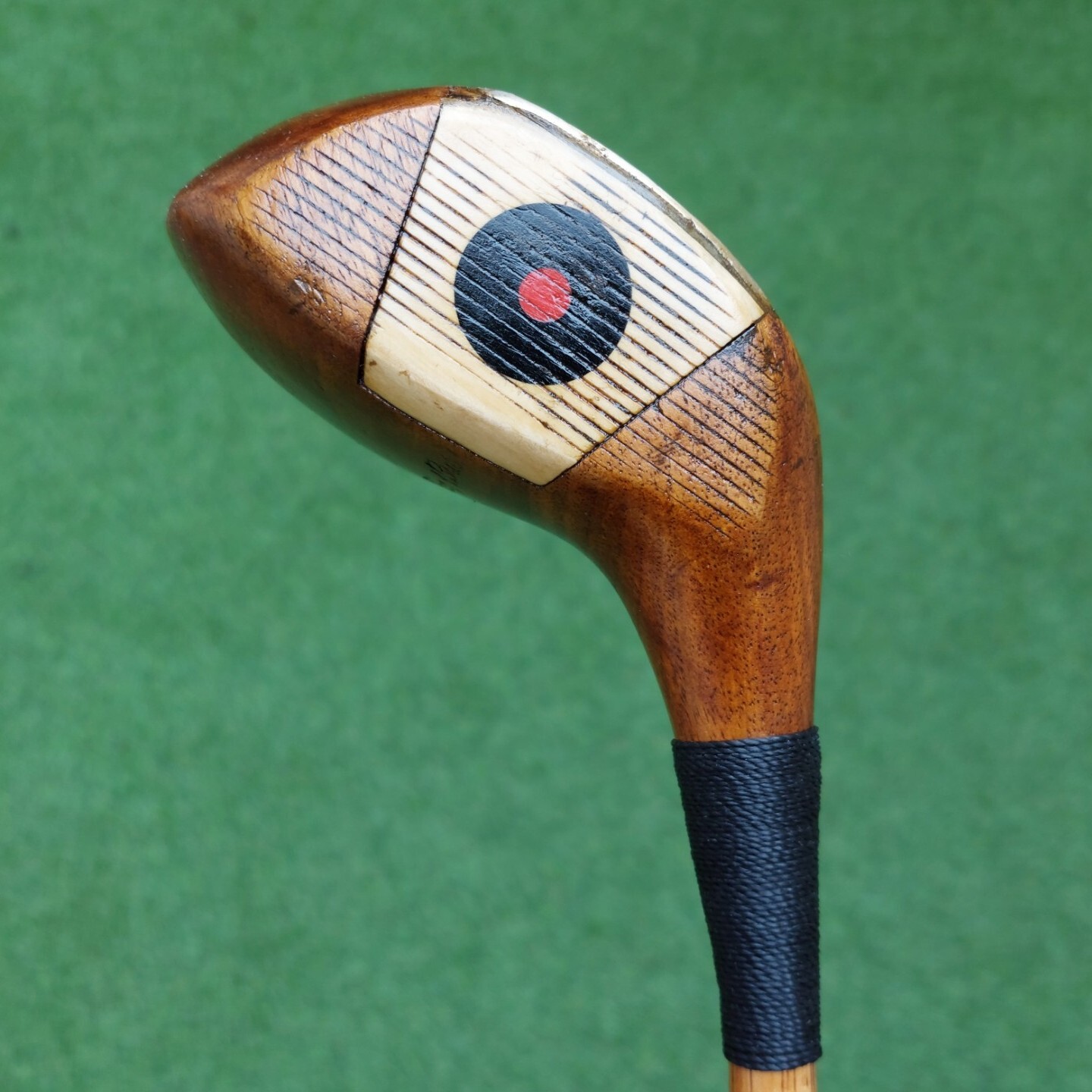 Fancy Face Spalding Hickory Shafted Golf Club LEFT HANDED 2 Wood eBay