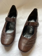 Remonte Dorndorf Womens Brown Leather Shoes UK 6.5