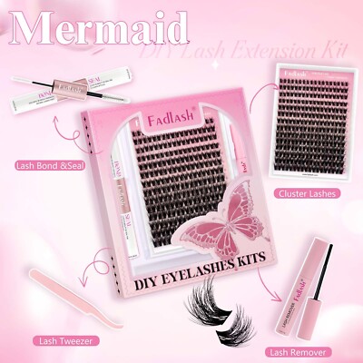 Lash Extensions Kit Individual Lashes Cluster Lashes Kit 0.07mm D Durl