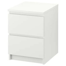 Ikea Malm Chest With 2 Drawers White For Sale Online Ebay