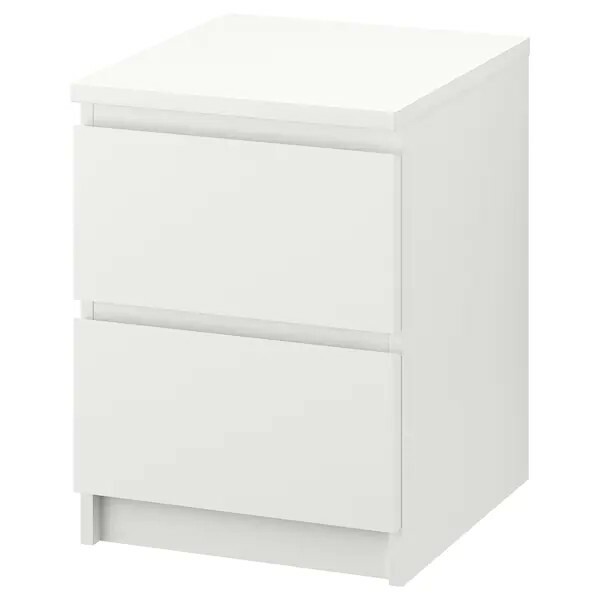 Ikea Malm 4 Drawers Chest White Improved Model For Sale Online