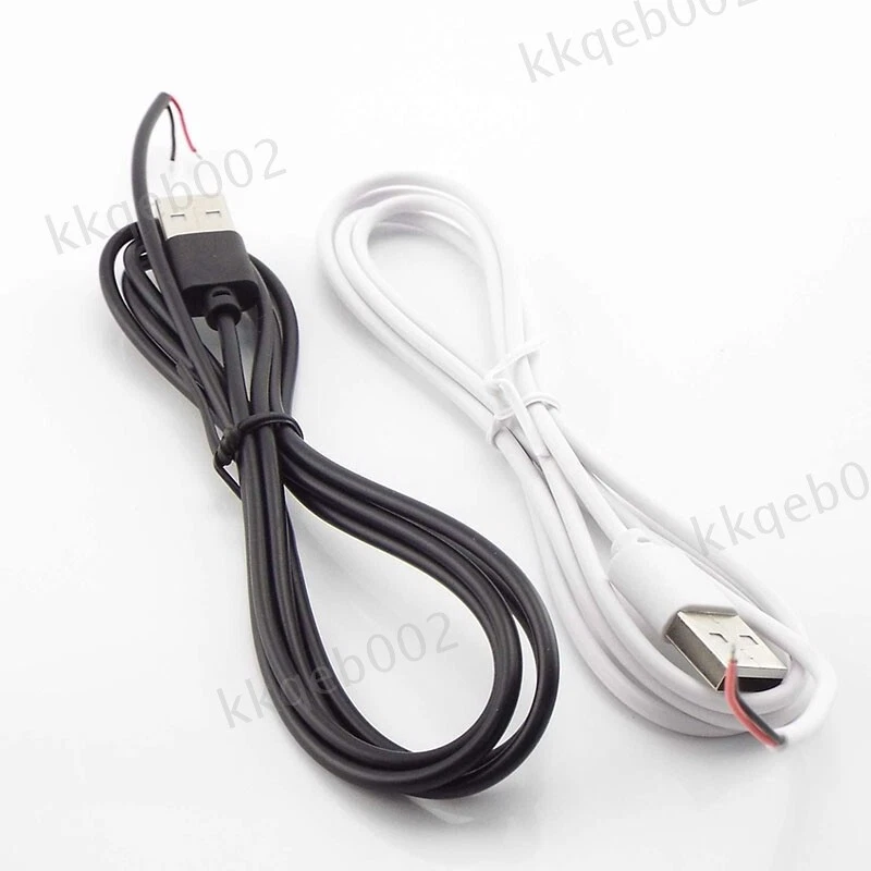 5V DC 2pin 1M USB Connector power supply LED light on/off Switch button Cable - Image 4 of 4