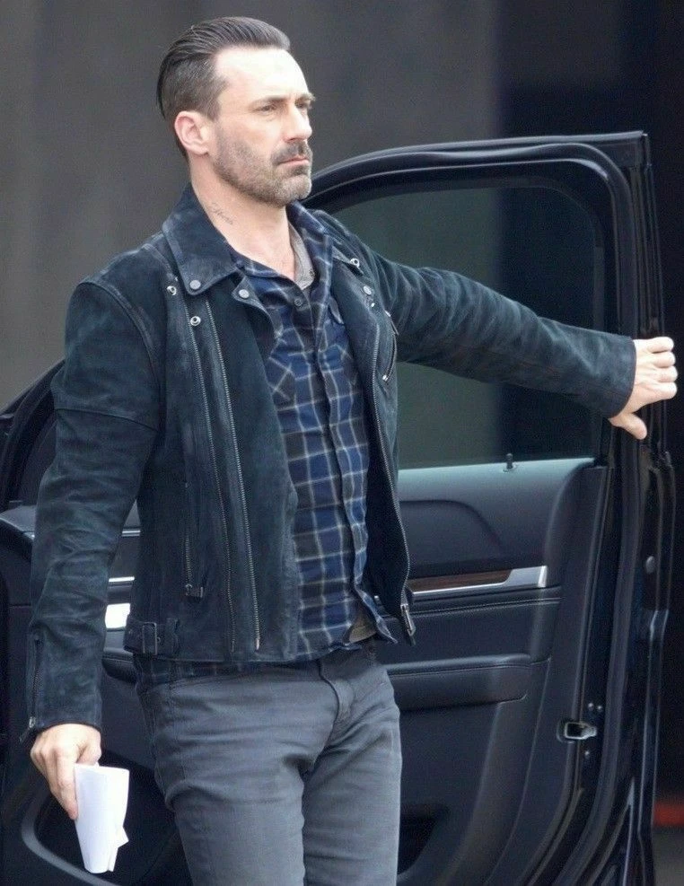 Jon hamm leather jacket discount