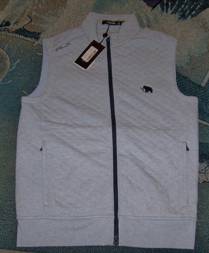 NEW RALPH LAUREN RLX Vest Jacket Sweater Shirt MAMMOTH DUNES SAND VALLEY S Blue - Bild 2 von 8