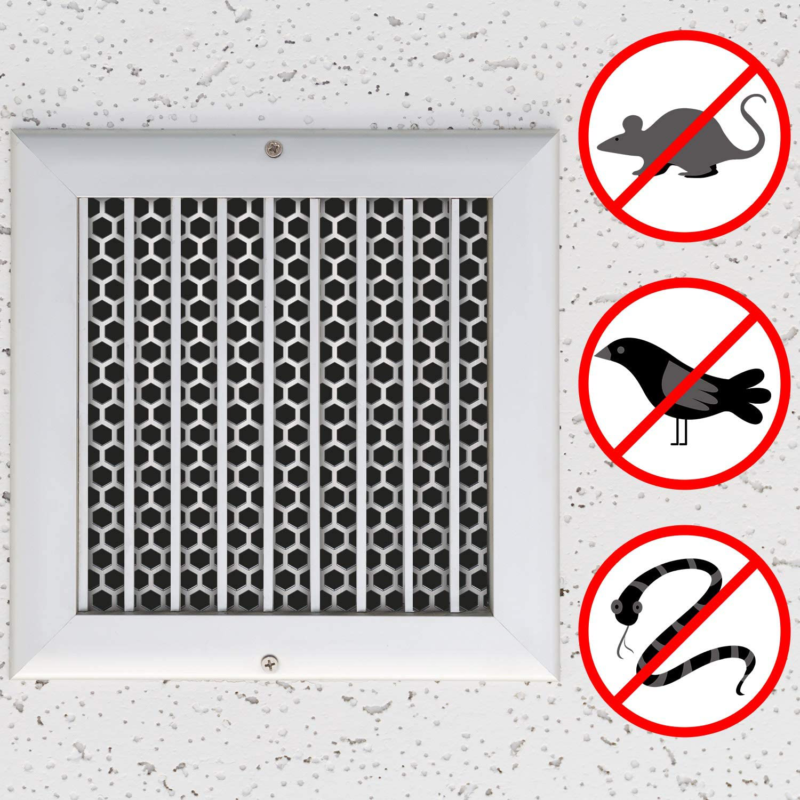 Dryer Vent Grill Bird Guards Inserts Stop Birds Nesting in Dryer Vents