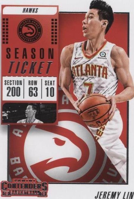 2018-19 Panini Contenders - Jeremy Lin #2 - 1 of 2