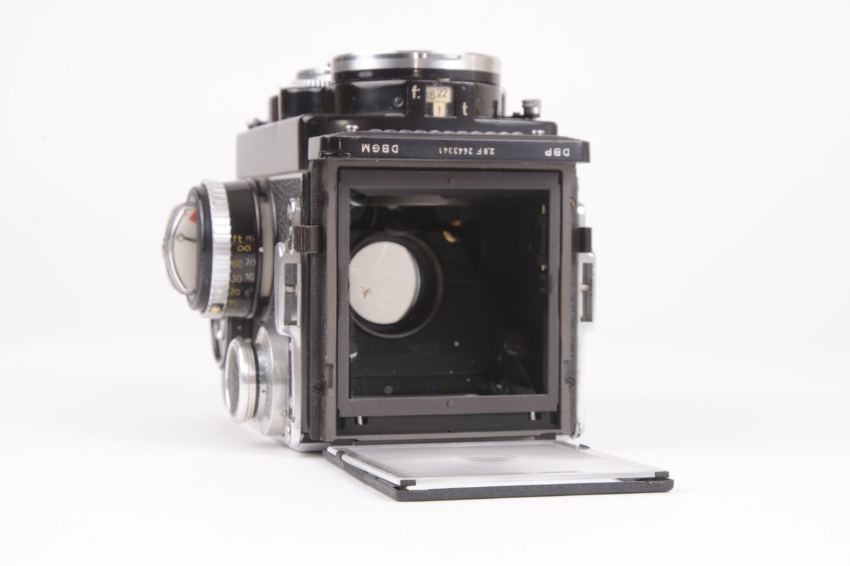 Rolleiflex 2.8F Film TLR Model K7F w Rollei Prism Finder #Z