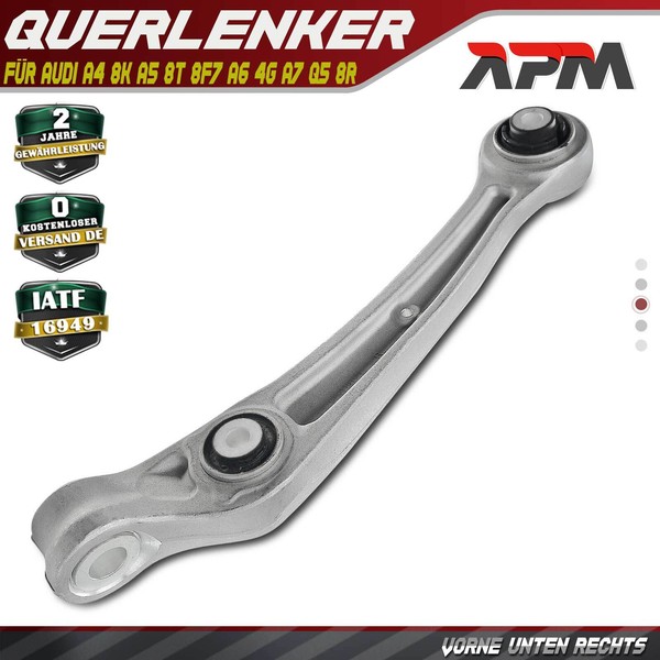 Querlenker Lenker Vorne Unten Rechts FüR Audi A4 8K A5 8T 8F7 A6 4G A7 Q5 8R-image