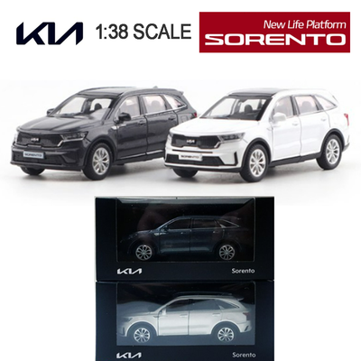 Kia Motor SORENTO 1:38 Scale Diecast Mini Micro Miniature Replica Car Toy Black
