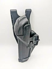 Blackhawk Duty Left Handed LH Holster Beretta 92/96/M9 Black Level 3 Serpa Used