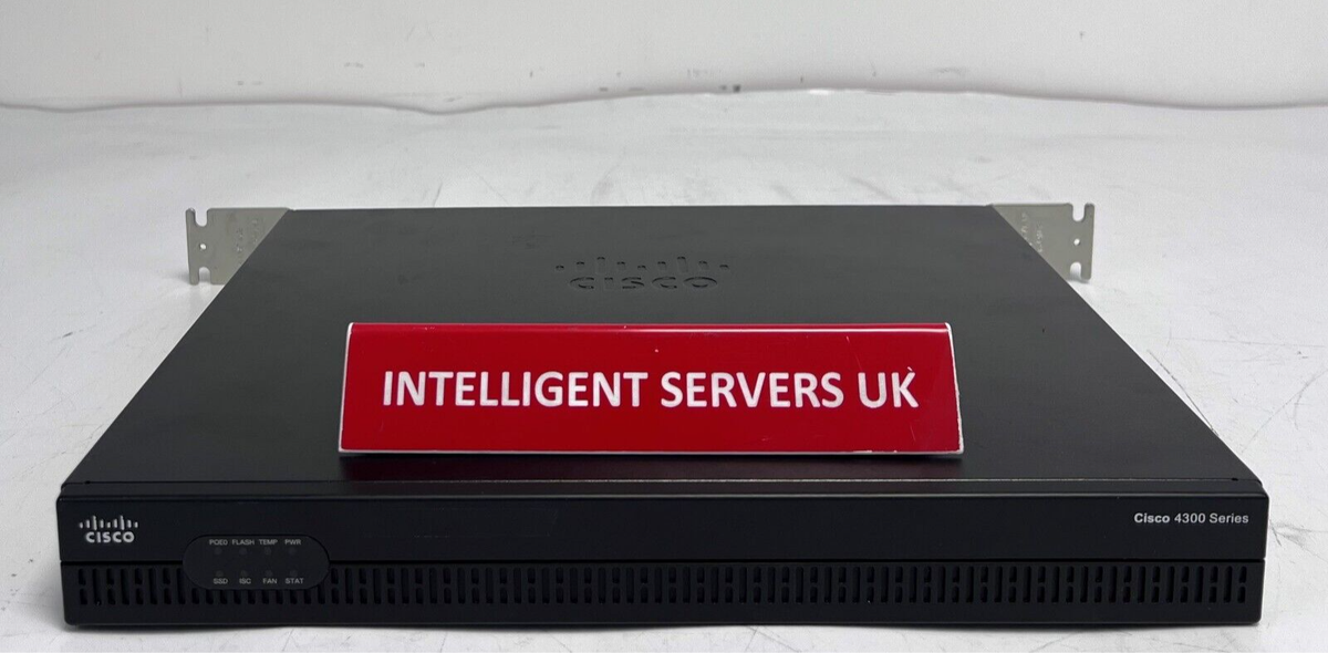 Routeur Cisco 4321 ISR4321-K9 - 2 Ports RJ-45 1Gb, 1 Port SFP - Occasion