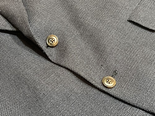 Vintage Hart Schaffner Marx Gold Trumpeter Wool Navy Blazer Jacket 42 - Picture 8 of 14