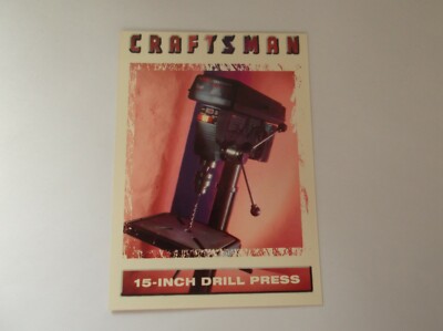 Sears Roebuck & Co: Craftsman 94-95 ''DRILL PRESS'' #32 Trading Card