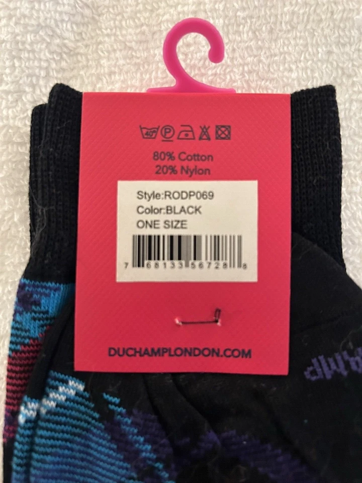 Calcetines multicolores Duchamp para hombre, 1 par Foto 4 de 4