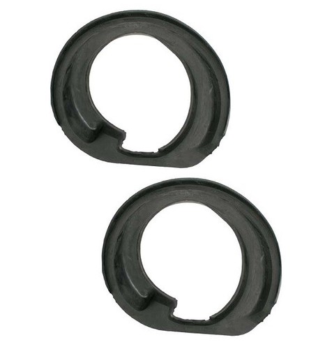 Butée De Suspension X AUTOHAUX 2 Pcs Front Supérieur Bobine Ressort Isolateurs 52000229 Caoutchouc Noir - Auto