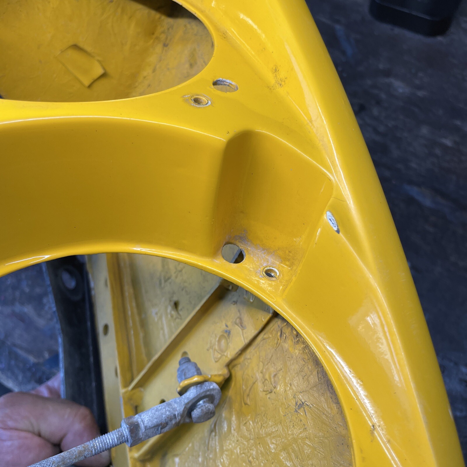 1991 Lotus Elan Left ** BARE ** Headlamp Bucket ** HEAVY WEAR**