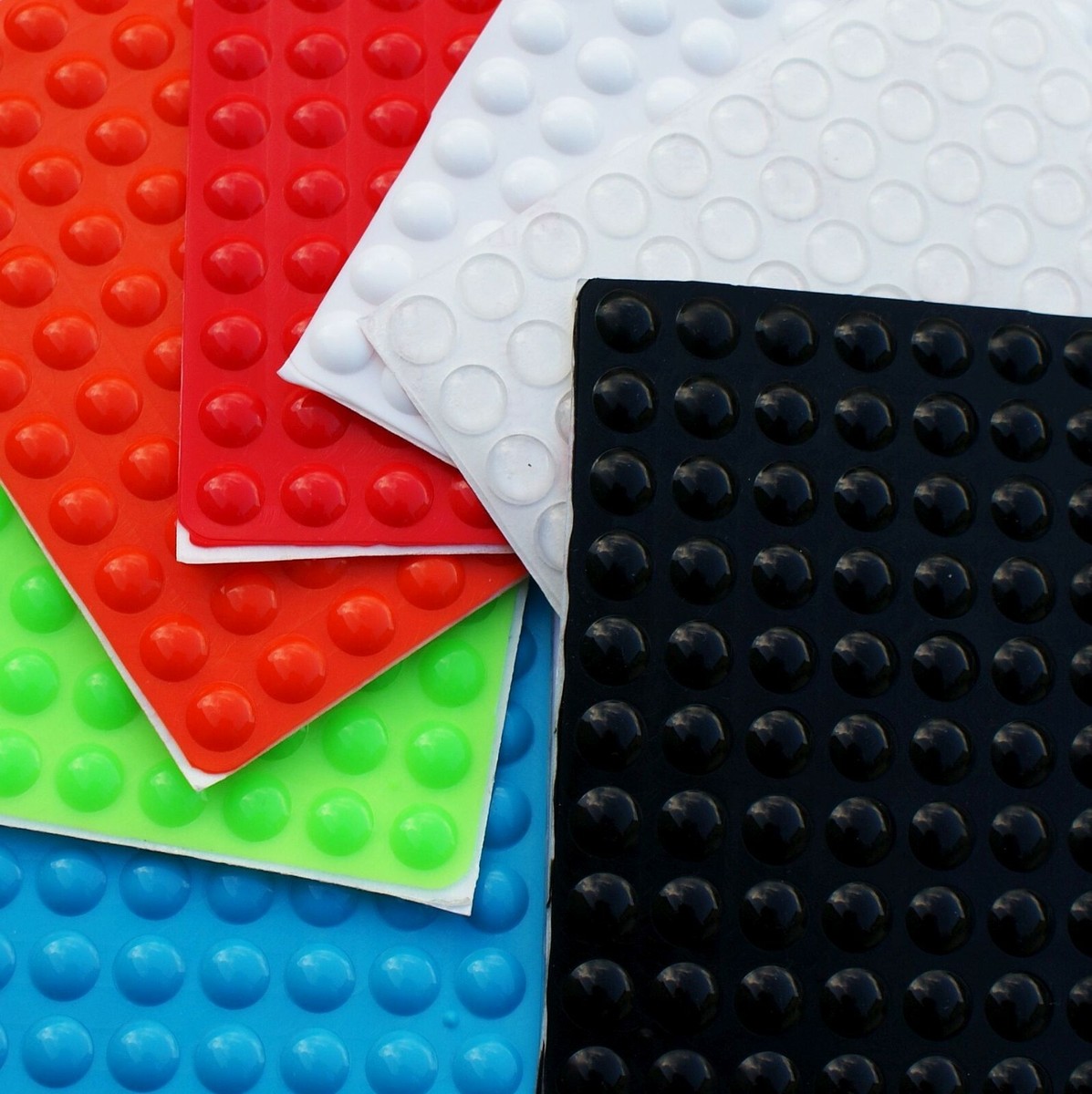 Set Of Black 3M Self-Adhesive Rubber Feet – 20mm X 2mm Silicone Pads For Electronics