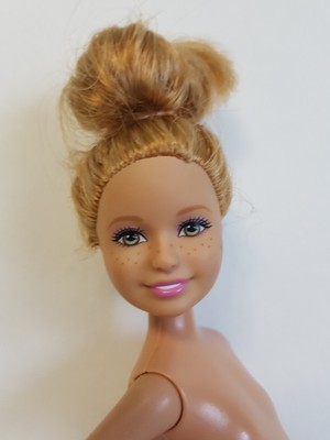 Stacie Doll Barbie Sister 9 Nude Freckles Strawberry Blonde Hair