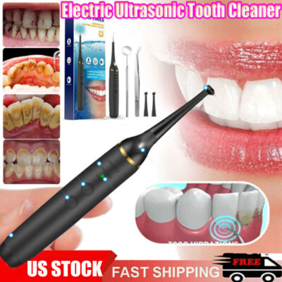 Dental Tooth Cleaner Plaque Remover for Teeth Tartar Calculus Remover w/3 Heads