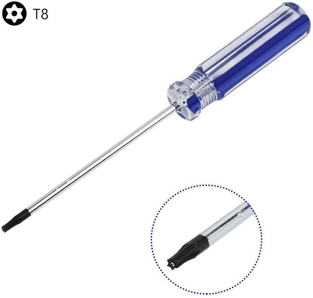 Torx T8 Long Security Screwdriver Xbox One, 360, PS3, PS4, Controller