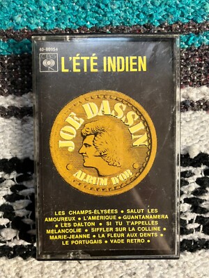 Joe Dassin Album D'Or L'ete Indien Cassette Tape