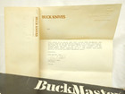 🔥 Very Rare! Vintage! BUCK 184 "BuckMaster" Survival Knife # 0105 Including COA — photo 10