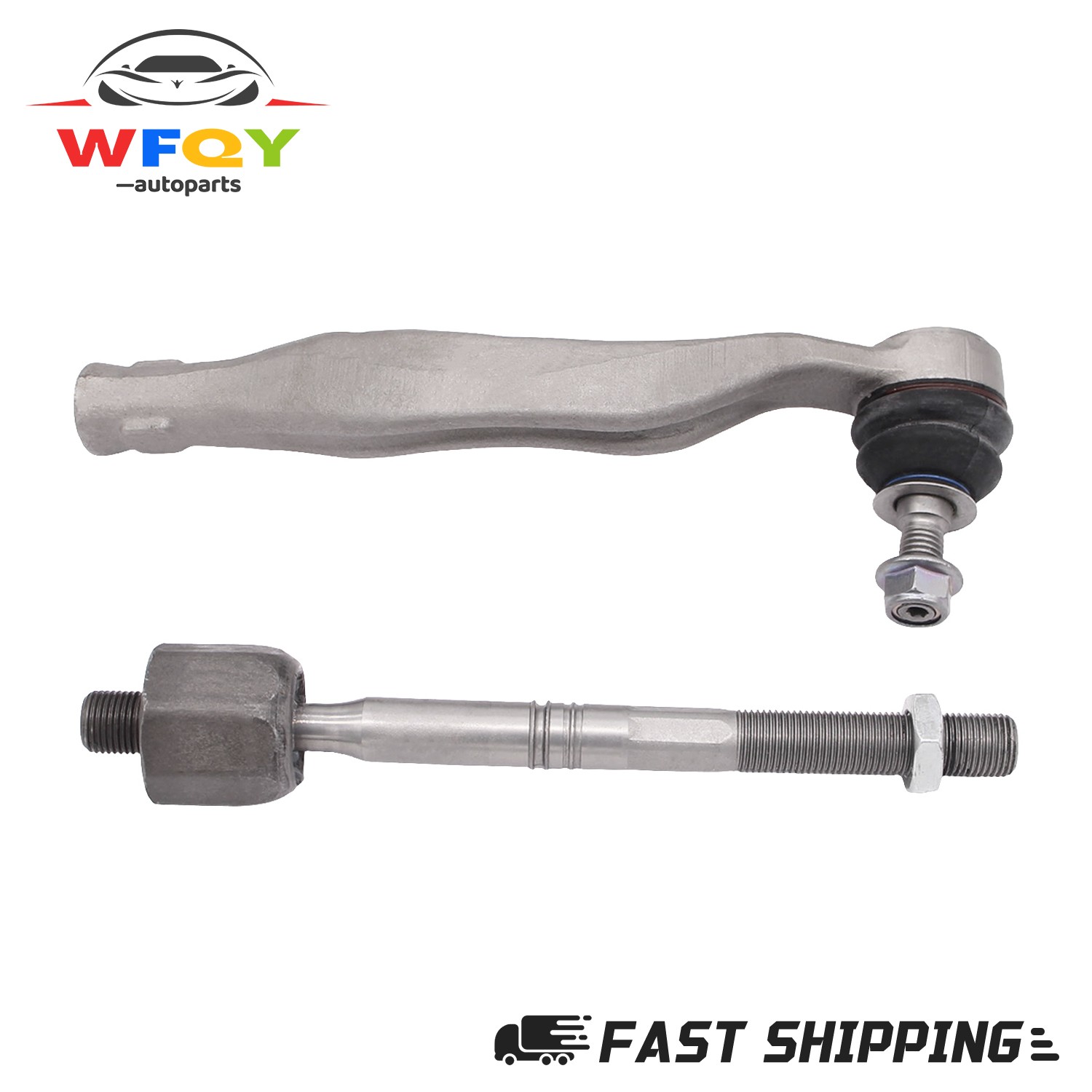 For Maserati Ghibli Quattroporte 2018-2024 Right Inner + Outer Tie Rod End