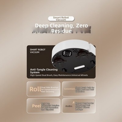 Robot Vacuum Cleaner for Home Floor Cleaning USB Powered 3 in 1 Operation