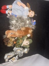 Warner Bros Wizard of Oz Beanies - Set Of 5 Dorothy, Toto, Scarecrow, Lion, Tin