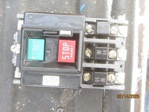 Allen Bradley size 0 manual starter 609-AOW series G w/ W33 heaters. Used.