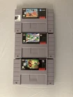 SNES Video Game Lot 3 Games Untested Timon Pumbaa Super Bases Bugs Bunny