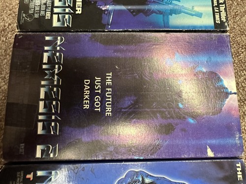 Nemesis 1 2 3 Time Lapse VHS Lot Sci-Fi Cyborg Action Movie Mutant Creature - Picture 3 of 6