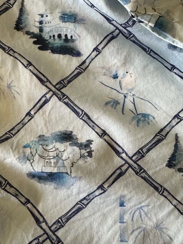 Holly Shae Hemdblusenkleid blau asiatisch Chinoiserie Print XS/M - Bild 7 von 9