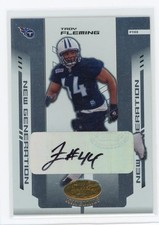 2004 Leaf Certified Materials #198 Troy Fleming #/1000