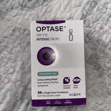 Optase Dry Eye Intense Drops Single Dose - Preservative Free Eye Drops