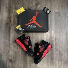 Air Jordan 4 Red Thunder CT8527-016 Men's Size 9 USED GOOD CONDO QUICK SHIP