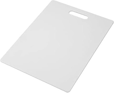 FARBERWARE Large Plastic Cutting Board, Dishwasher-Safe Kitchen Board, 11x14
