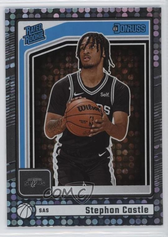 2024-25 Panini Donruss Rated Rookie Disco Stephon Castle #244 1f60