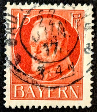 Bayern 1916 Mi115 A Wz4 König Ludwig III. Br...