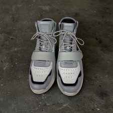 Balmain Mens White and Grey B-Ball Panelled S...