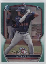 2023 Bowman Chrome Prospects Aqua Refractor 40/125 Victor Izturis #BCP-175 09an