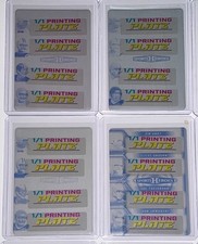 2025 Leaf Sports Heroes Jim Hart Steve Grogan Jaworski Printing Plate 1/1 Set