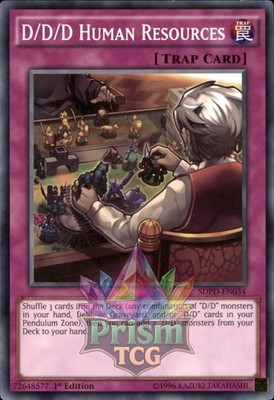 1. Auflage D/D/D Human Resources SDPD-DE034 Yugioh