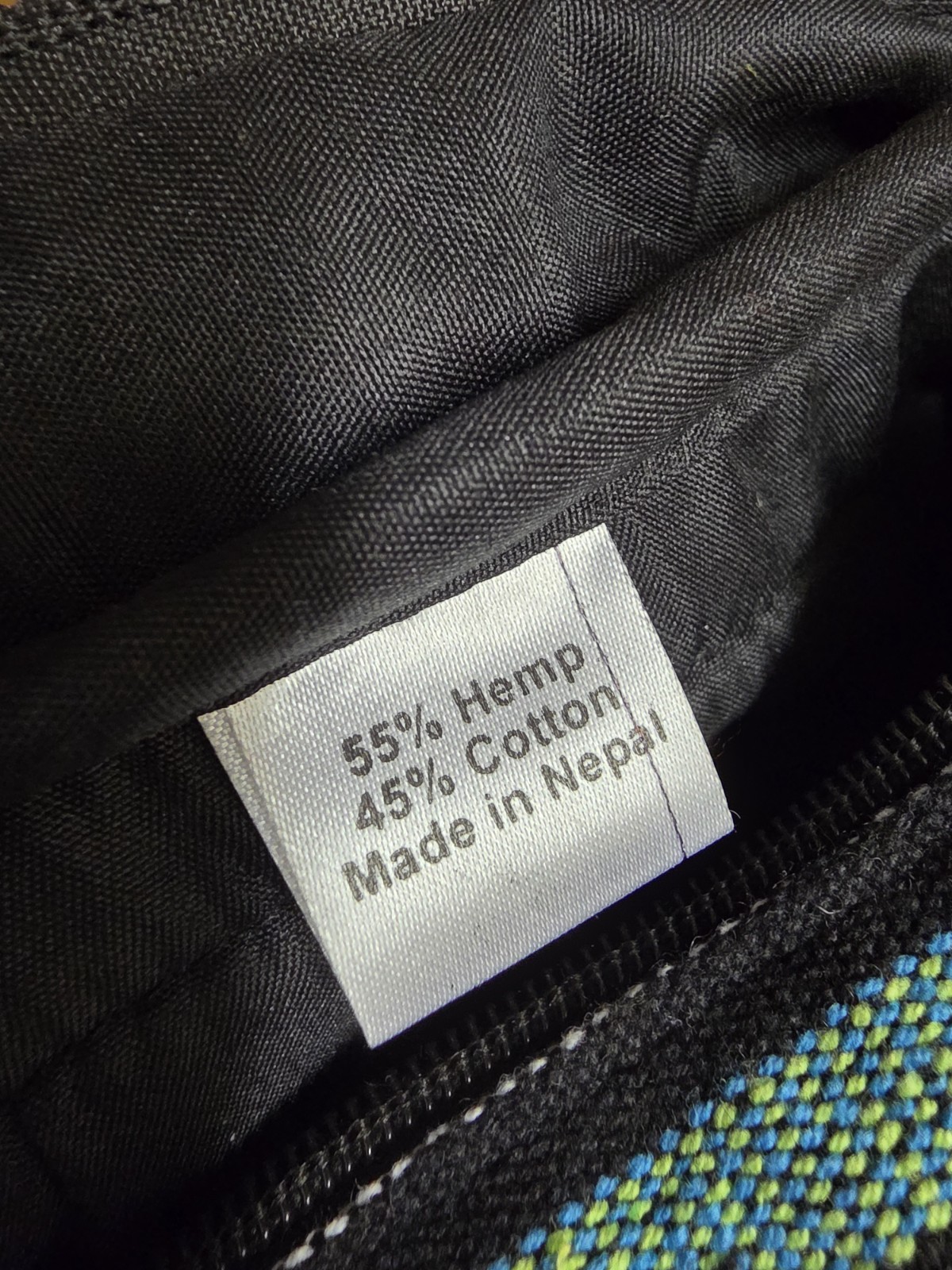 Funky Threads Small Lightweight Bag Handmade Hima… - image 11