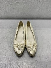 CHRNDXEE Ivory Floral Block Heel Pumps Women's Size EU37 *Pre-Owned*