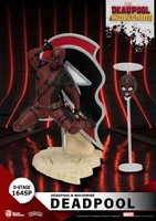 Deadpool Wolverine D-Stage 164SP Deadpool + Head Pvc Figure Beast Kingdom